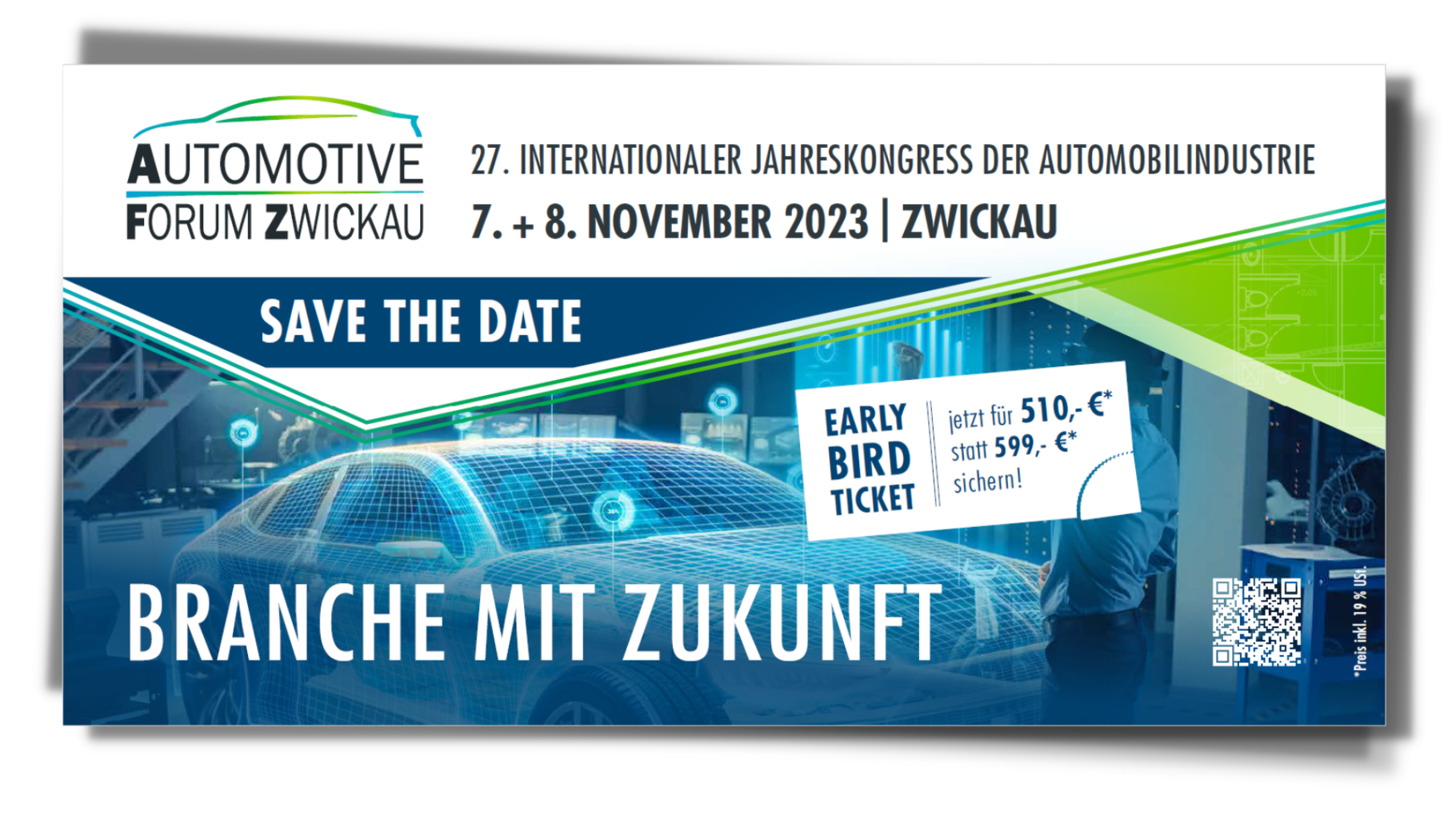 27. Automtive Forum Zwickau - Early Bird Ticket