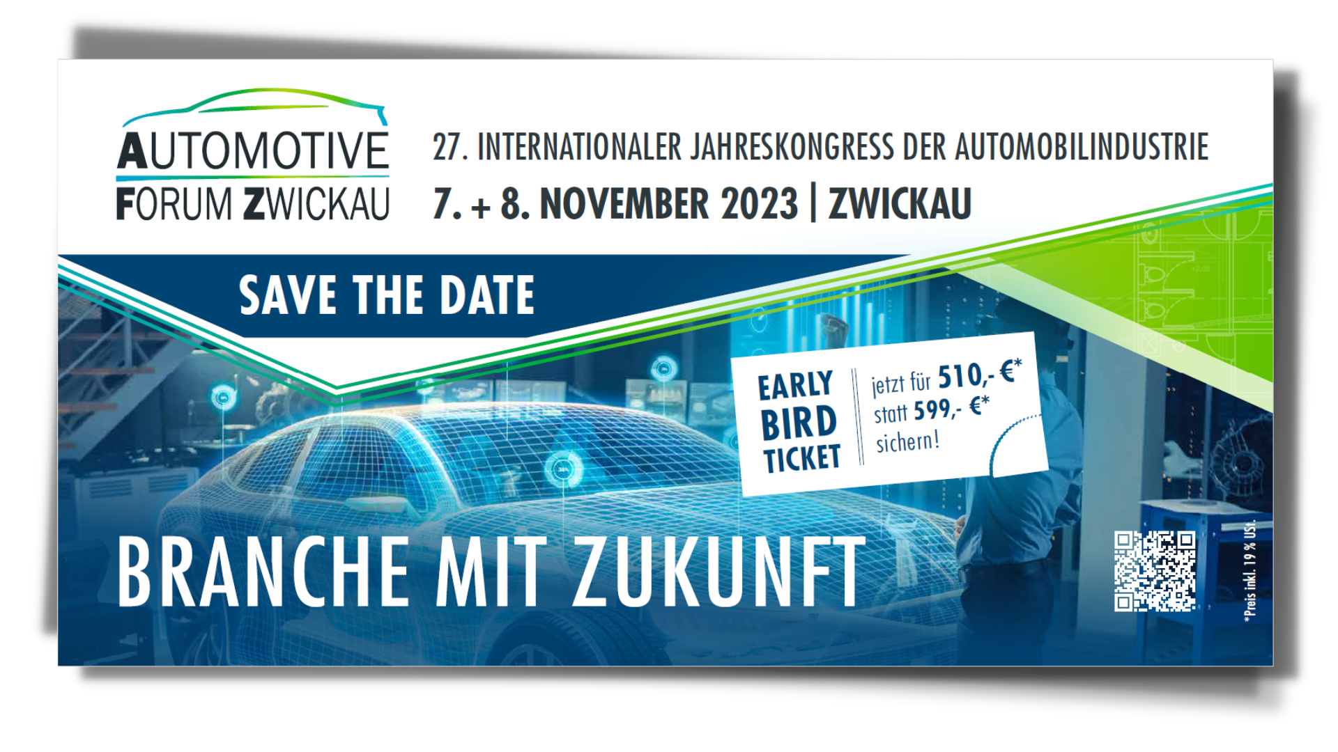 27. Automotive Forum Zwickau Early Bird Ticket sichern! AMZ Sachsen