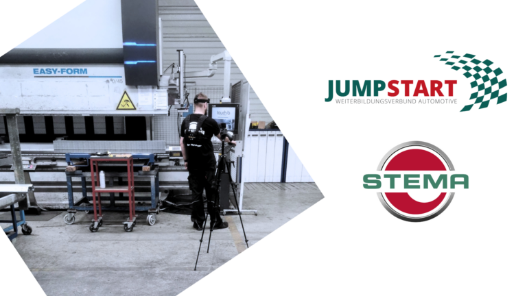 News erster Praxiseinsatz Kameraanzug im Projekt JUMPSTART mit STEMA
