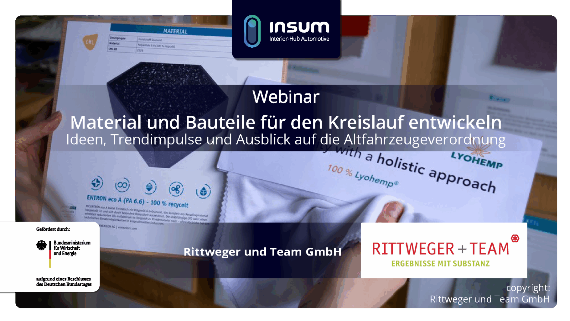 InSuM Webinar: Material und Bauteile für den Kreislauf entwickeln