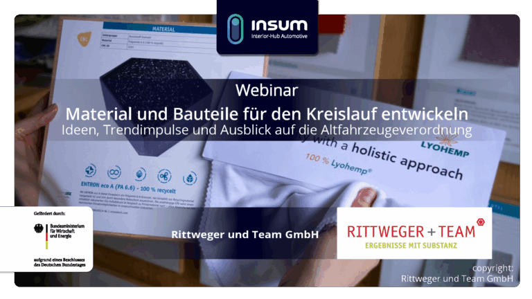 InSuM Webinar: Material und Bauteile für den Kreislauf entwickeln