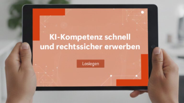 Kurs zur KI-Kompetenzschulung des AMZ-LMS